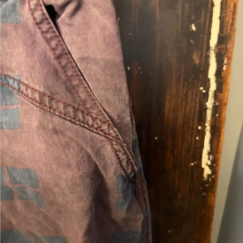 Anthropologie Joggers in Brown and Gray plaid size small - Picture 4 of 8